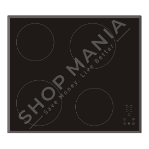 ECOLUX - PIANURE ME 4 VATRA ELEKTRIKE 60CM - PDC65BEVS