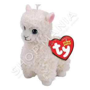 TY ATTIC TREASURES - LAMA PREJ PELLUSHI 15CM "BEANIE BABIES LILY CREAM LLAMA" - 008421412167