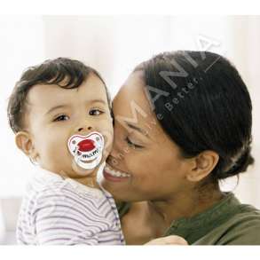 BIBI - BIBERON FALLCO SILIKONI "DENTAL - I LOVE MAMA" 6-16 MUAJSH