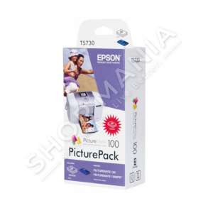 EPSON - VALUE PACK NGJYRA TË NDRYSHME C13T573040 T5734 10 X 15 CM, 150 FAQE, 1 KARTUÇË ME 4 NGJYRA