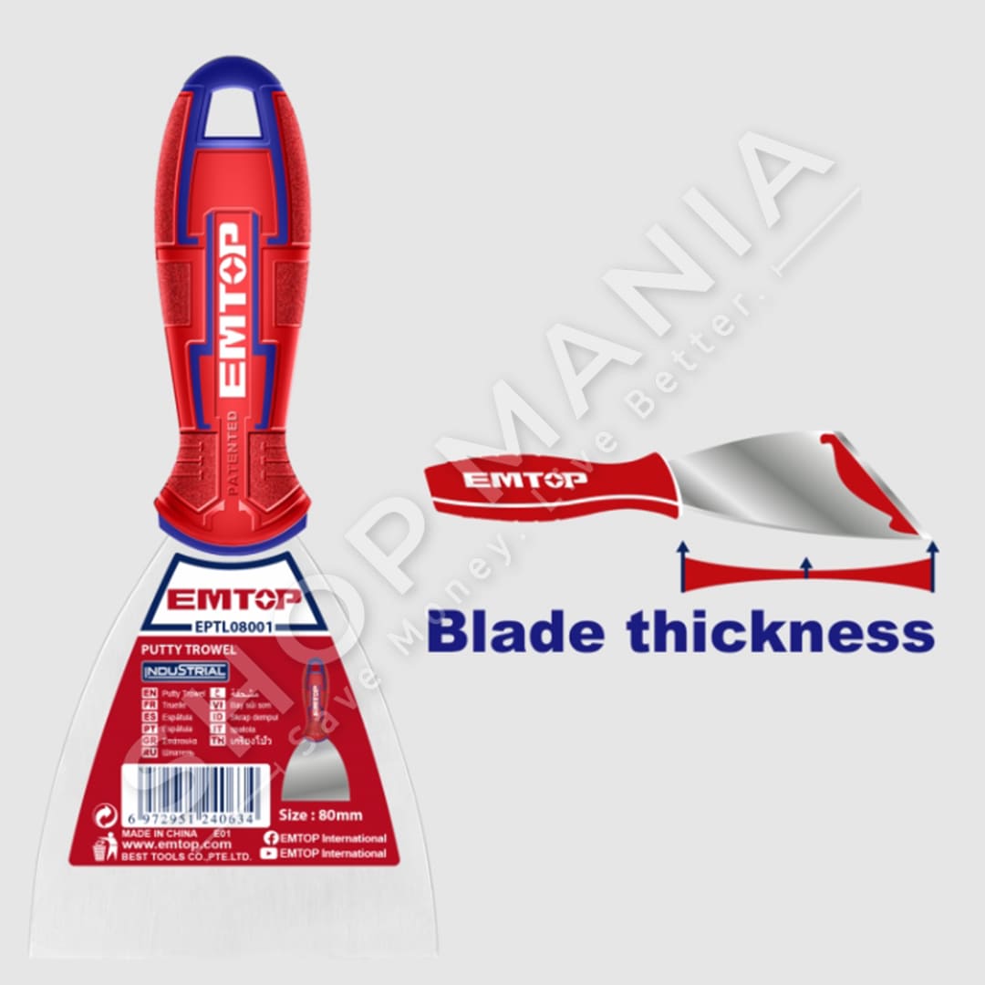 EMTOP - SHPATULL INDUSTRIALE 80MM - EPTL08001
