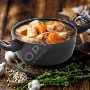 TENXHERE ALUMINI ME 2 DOREZA "LAVA STONE" - 1.3L, 20CM