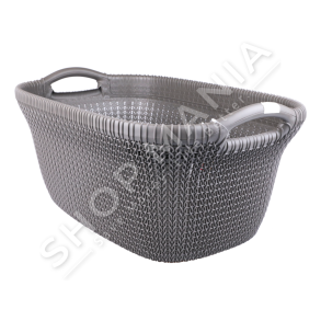 CURVER - SHPORTE RROBASH ME THURJE 40L "KNIT HARVEST BROWN" - 3253923677034