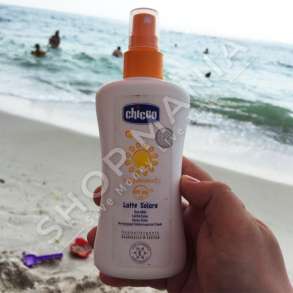 CHICCO - SOLUCION/QUMESHT PER MBROJTJEN  NDAJ DIELLIT "BABY MOMENTS" - SPF 50, 150ML
