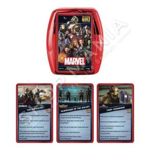 WINNING MOVES - LOJE ME QUIZ +12VJEC "TOP TRUMPS QUIZ MARVEL CINEMATIC TIN" - 5036905035897