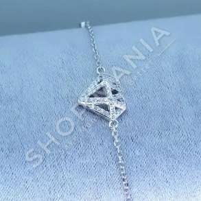 BYZYLYK ARGJEND ME GUR ZIRKONI "DIZAJN GUR KRISTAL" - DHA-BL3.2-251