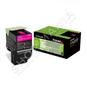 LEXMARK - ORIGJINALE TONER NGJYRË MAGENTA 70C2HM0 702HM RRETH 3000 FAQE I RIPËRDORSHËM