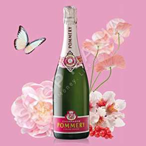 CHAMPAGNE POMMERY - SHAMPANJE "ROSE'", ME KUTI DHURATE - 750ML, 12.5% VOL.