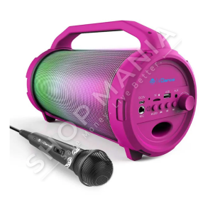 IDANCE - BOKS PORTATIV ME BLUETOOTH 10W "BLUETOOTH SPEAKER IDANCE CYCLONE 400 PINK" - 4894367009433