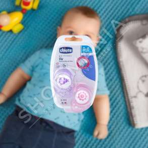 CHICCO - BIBERON FALLCO SILIKONI "PHYSIO AIR" - 2 COPE, 0-6 MUAJSH