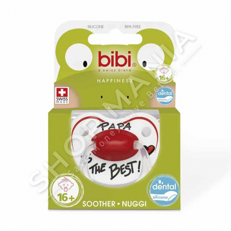 BIBI - BIBERON FALLCO SILIKONI "DENTAL - PAPA IS THE BEST" +16 MUAJSH