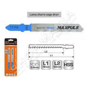 MAXPULS - SET ME 2 LAMA SHARRE SEGE PER PRERJE NE METAL 1.2MM - MP7272