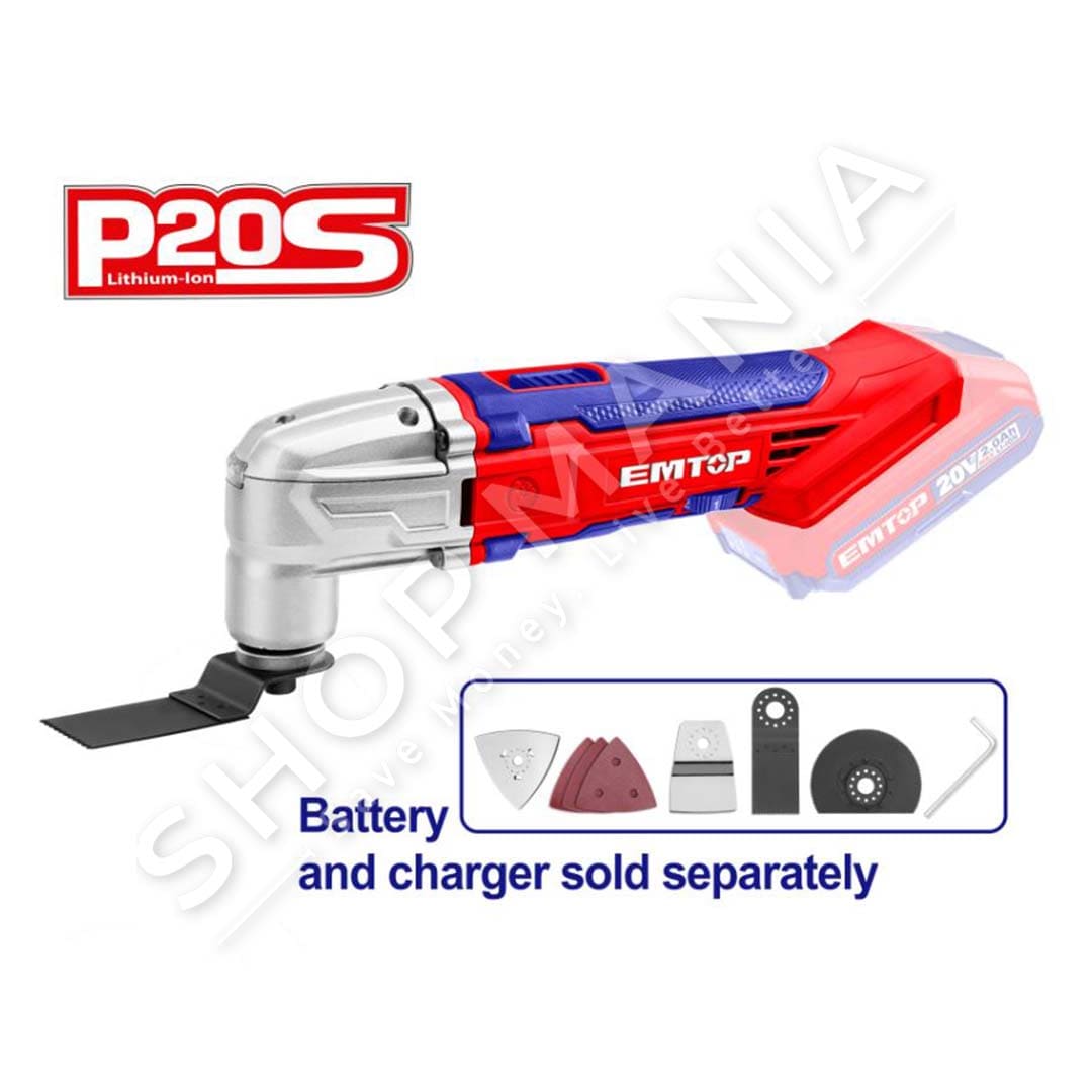 EMTOP - VEGEL MULTIFUNKSIONALE ME BATERI 20V/+8 AKSESORE -  ELMF2001