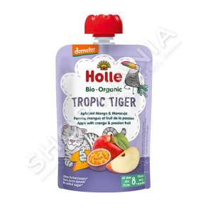 HOLLE - PURE/LENG  ME MOLLE, MANGO & FRUT PASIONI "TROPIC TIGER - BIO-ORGANIC" - 100G, +8 MUAJ
