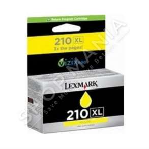 LEXMARK - ORIGJINALE KARTUÇË ME BOJË NGJYRË E VERDHË 14L0177E 210 XL RRETH 1600 FAQE, KAPACITET I LARTË