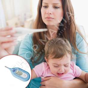 CHICCO - TERMOMETER ANATOMIK REKTAL ME KOHE MATJE 10 SEKONDA +0 MUAJ