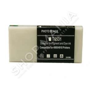 EPSON - KARTUÇË ME BOJË NGJYRË E ZEZË (FOTO) C13T653100 T6531 200ML