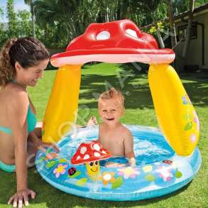 INTEX - PISHINE PER FEMIJE NE FORME KERPUDHE 1-3VJEC "INFLATABLE MUSHROOM BABY POOL"