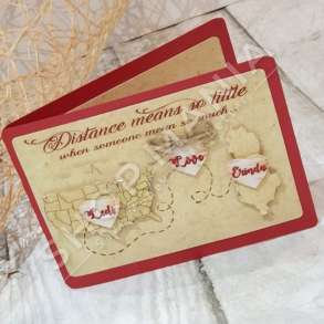 KARTOLINE 3D E PUNUAR ME DORE - 15X10CM