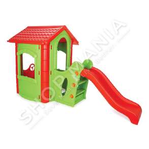 PILSAN - SHTEPI ME RRESHQITESE PER FEMIJE +3VJEC "HAPPY HOUSE WITH SLIDE" - 06-432