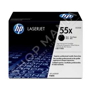 HP - TONER NGJYRË E ZEZË CE255X 55X DERI NË 12500 FAQE