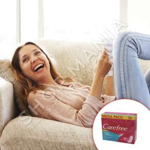 CAREFREE - PECETA HIGJIENIKE DITORE "COTTON FRESH" - 76 COPE