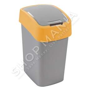 CURVER - KOSH PER MBETURINA 10L "FLIP BIN PACIFIC YELLOW + SILVER" - 3253922170086