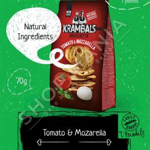 KRAMBALS - BRUSKETA ME DOMATE & DJATHE MOZZARELLA - 60G
