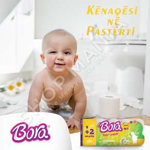 BORA - LETER HIGJIENIKE DELUXE EXTRA SOFT ME AROME KAMOMILI - 10 COPE