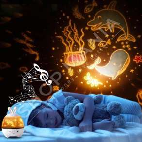 LLAMPE NATE DHE PROJEKTOR "LUCKY RABBIT" - 3W