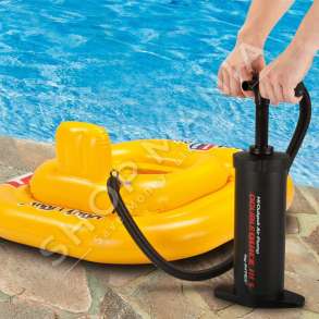 INTEX - POMPE FRYRESE 37CM "DOUBLE QUICK III S HAND PUMP" - 68605