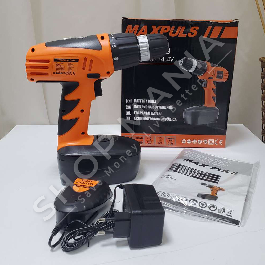 MAXPULS - TRAPAN ME BATERI MP-CD009