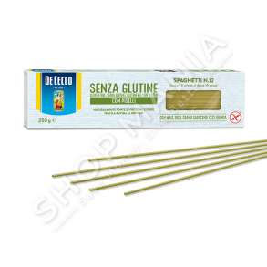 DE CECCO - MAKARONA "SPAGHETTI N.12" ME BIZELE & PA GLUTEN - 250G