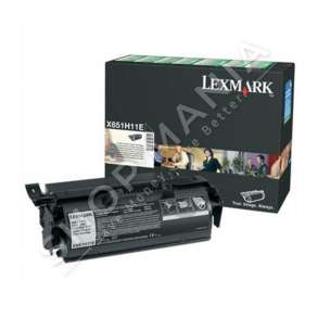 LEXMARK - ORIGJINALE TONER NGJYRË E ZEZË X651H11E RRETH 25000 FAQE KIT PRINTIMI, I KOMBINUAR DRUM/KARTUÇË, KAPACITET I LARTË
