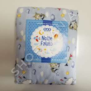 SET ME CARCAF & KELLEF PER JASTEK  BOJEQIELLI PER FEMIJE "NOTTE FATATO" - 120X160CM/45X60CM