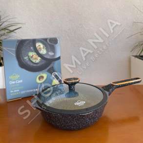 UAKEEN - TIGAN ME VESHJE GRANITI 24CM/4L - VK-JG424