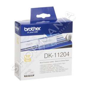 BROTHER - ETIKETA DK-11204 ETIKETA, 17X54 MM NGJYRË E BARDHË 400 ET/RULON