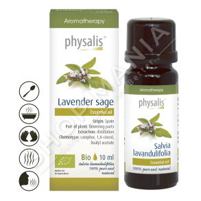 PHYSALIS - VAJ SHEREBELE LIVANDOJE 10ML "LAVENDER SAGE SALVIA LAVANDULIFOLIA"