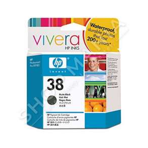 HP -  KARTUÇË ME BOJË NGJYRË E ZEZË (MAT) C9412A 38 27ML KARTUÇË ME BOJË