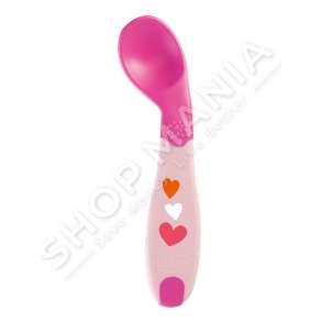 CHICCO - LUGE SILIKONI +8MUAJSH "MY FIRST SPOON GIRL" - 8058664111084
