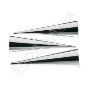 PEDRINI - SET TRE FORMA KONIKE INOKSI PER KEK - 26.5X12.5X3.5CM