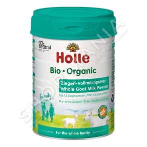 HOLLE - QUMESHT PLUHUR 400G/+3VJEC "ORGANIC WHOLE GOAT MILK POWDER FAMILY" - 7640161879652