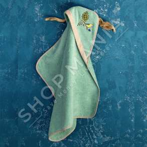 PESHQIR PER BEBE 100% PAMBUK "AFFE" (0-12M) - 75X75CM