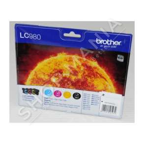 BROTHER - MULTIPACK NGJYRË E ZEZË/NGJYRË E KALTËR/NGJYRË MAGENTA/NGJYRË E VERDHË LC980VALBPDR LC-980 LC-980 BK/C/M/Y