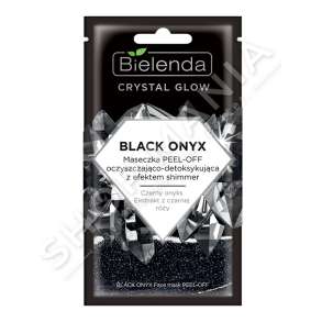 BIELENDA - MASKE PASTRUESE & DETOKSIFIKUESE PER FYTYREN 8G "CRYSTAL GLOW BLACK ONYX" - 5902169042363