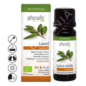 PHYSALIS - VAJ I GJETHEVE TE DAFINES 10ML "EO LAUREL ESSENTIAL OIL"