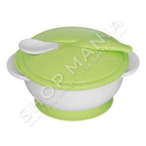 LORELLI - SET TAS USHQIMI "FEEDING BOWL & SPOON", +0 MUAJSH