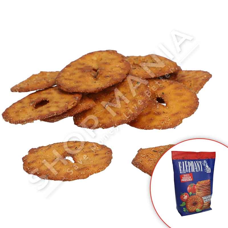 ALKA ELEPHANT - CRACKERS  ME DOMATE & EREZA - 80G