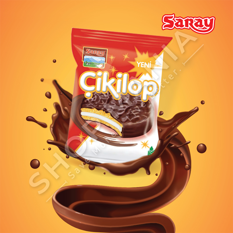 SARAY - BISKOTE ME MARSHMALLOW & COKOLLATE "CIKILOP" - 18G