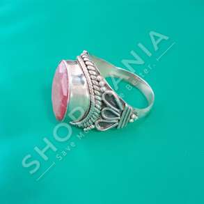 UNAZE ARGJEND ME GUR ZIRKON "RRETHORE - ROZE"